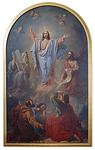 Alttaritaulu. Robert Wilhelm Ekman: Kristuksen kirkastaminen, n. 1886